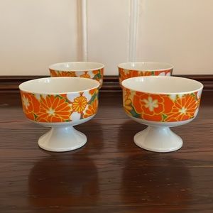 Vintage 1970’s Glass Dessert Dishes